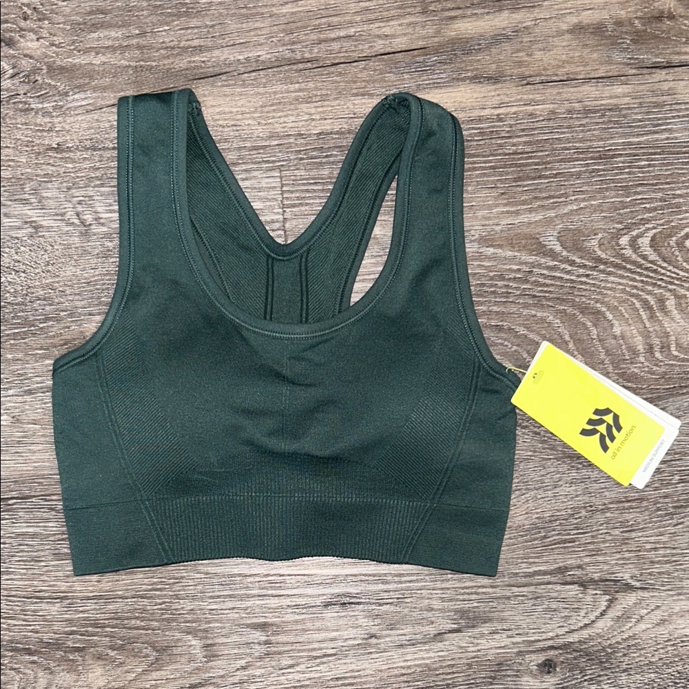 Green Sports Bra